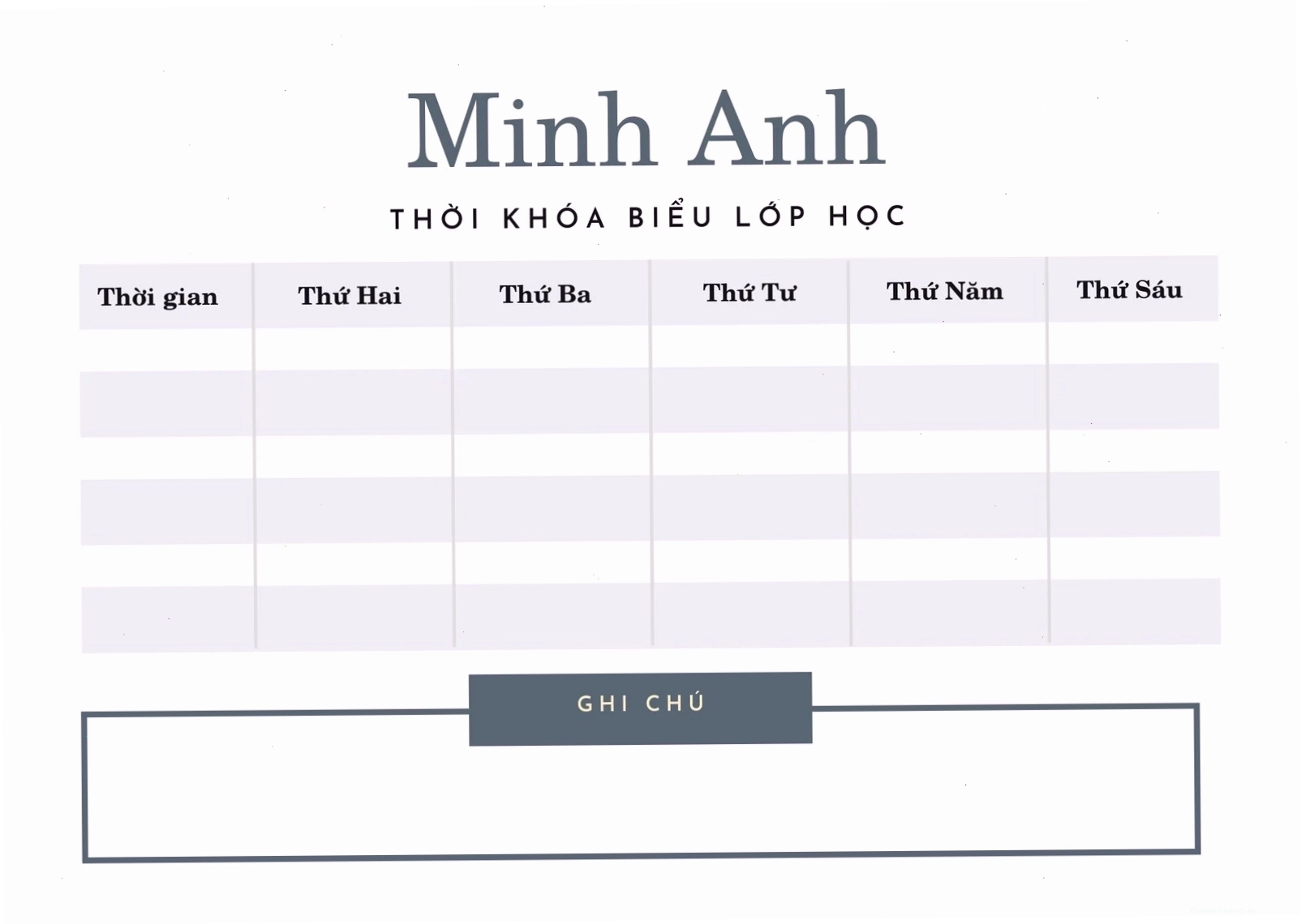 Giao diện tra cứu thời khóa biểu trên hệ thống VietSchool