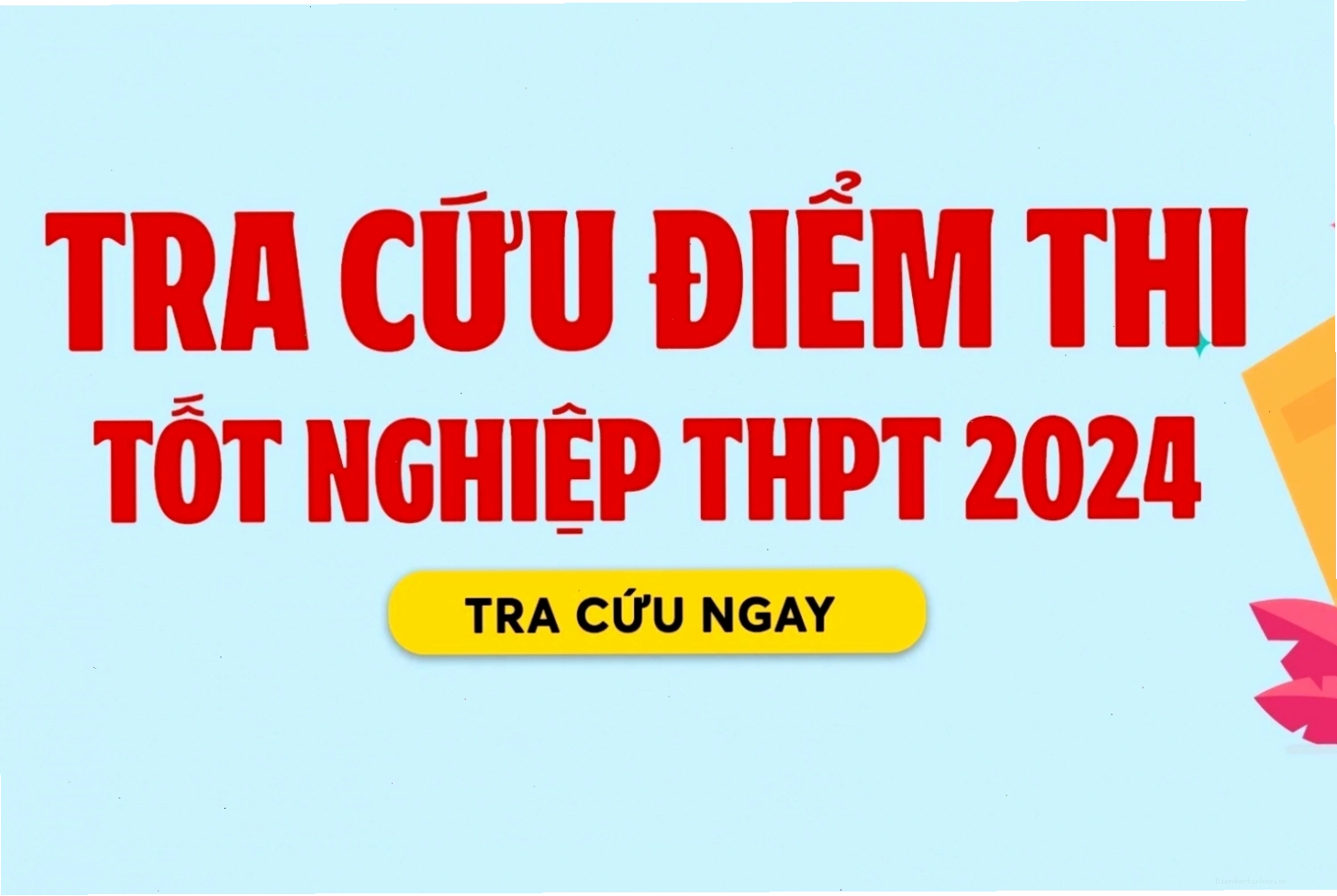Giao diện trang tra cứu điểm thi tốt nghiệp THPT