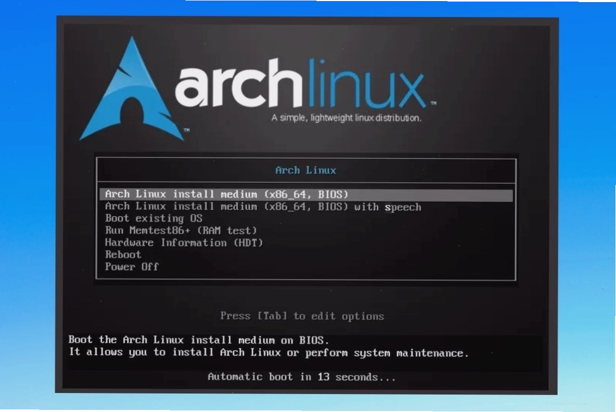 Giao diện tùy chỉnh cao trên Arch Linux