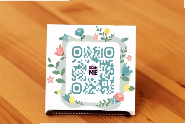 Giao diện tùy chỉnh thiết kế mã QR với màu sắc và logo