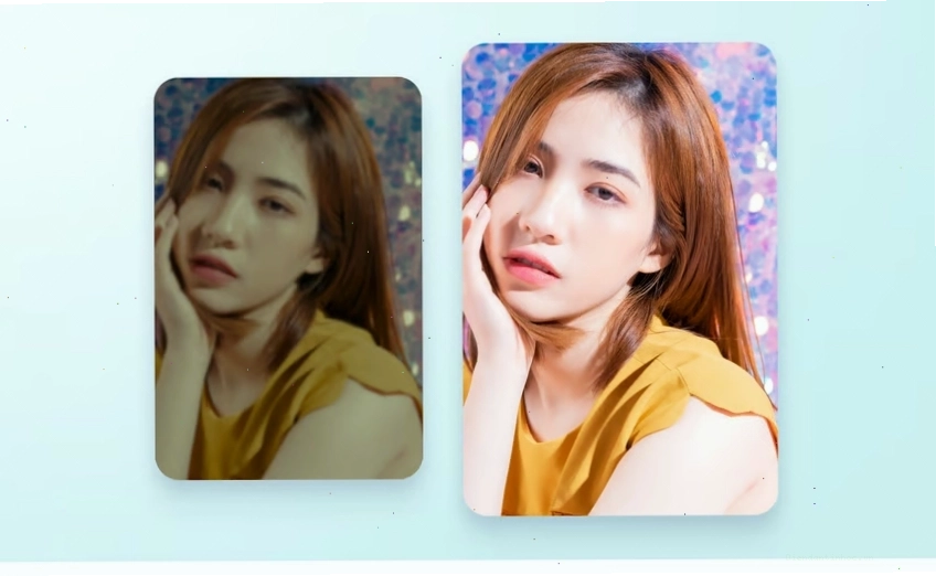Giao diện ứng dụng Canva với tính năng làm nét ảnh AI