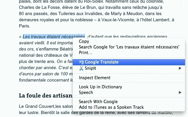 Giao diện ứng dụng Google Dịch trên điện thoại di động