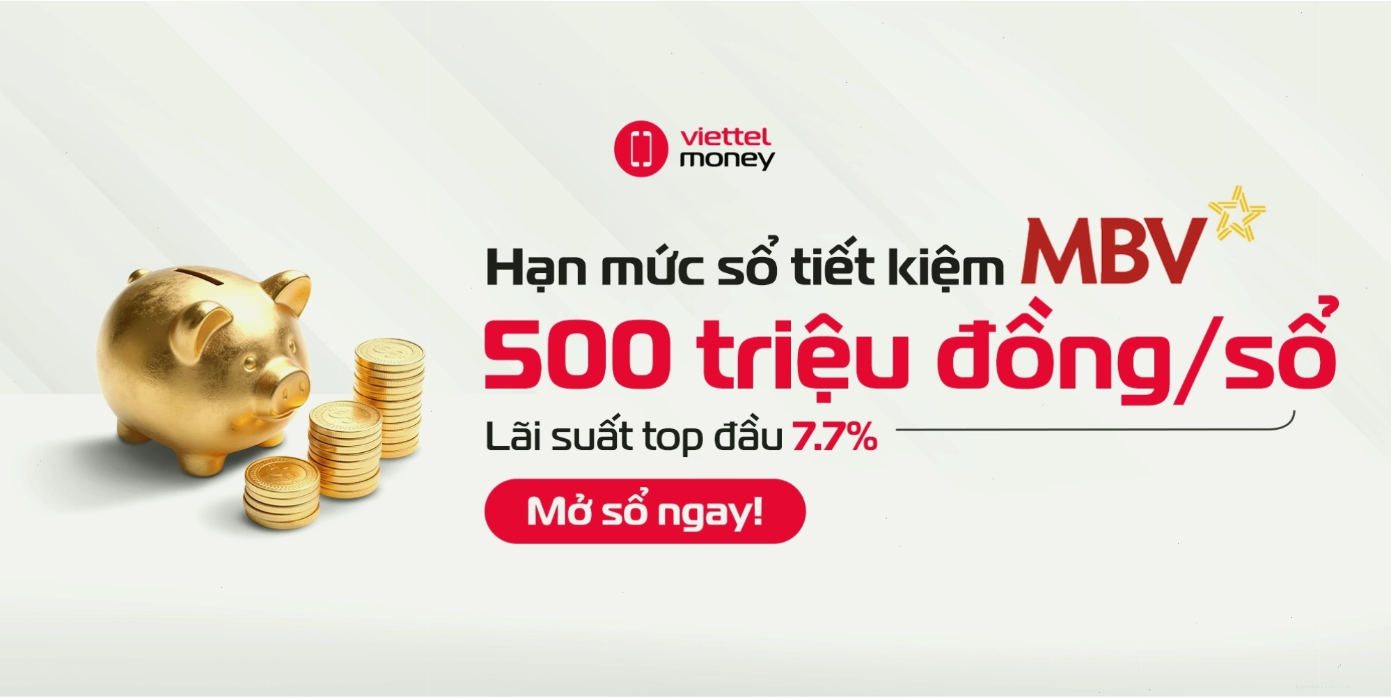 Giao diện ứng dụng Viettel Money với các tính năng tài chính đa dạng