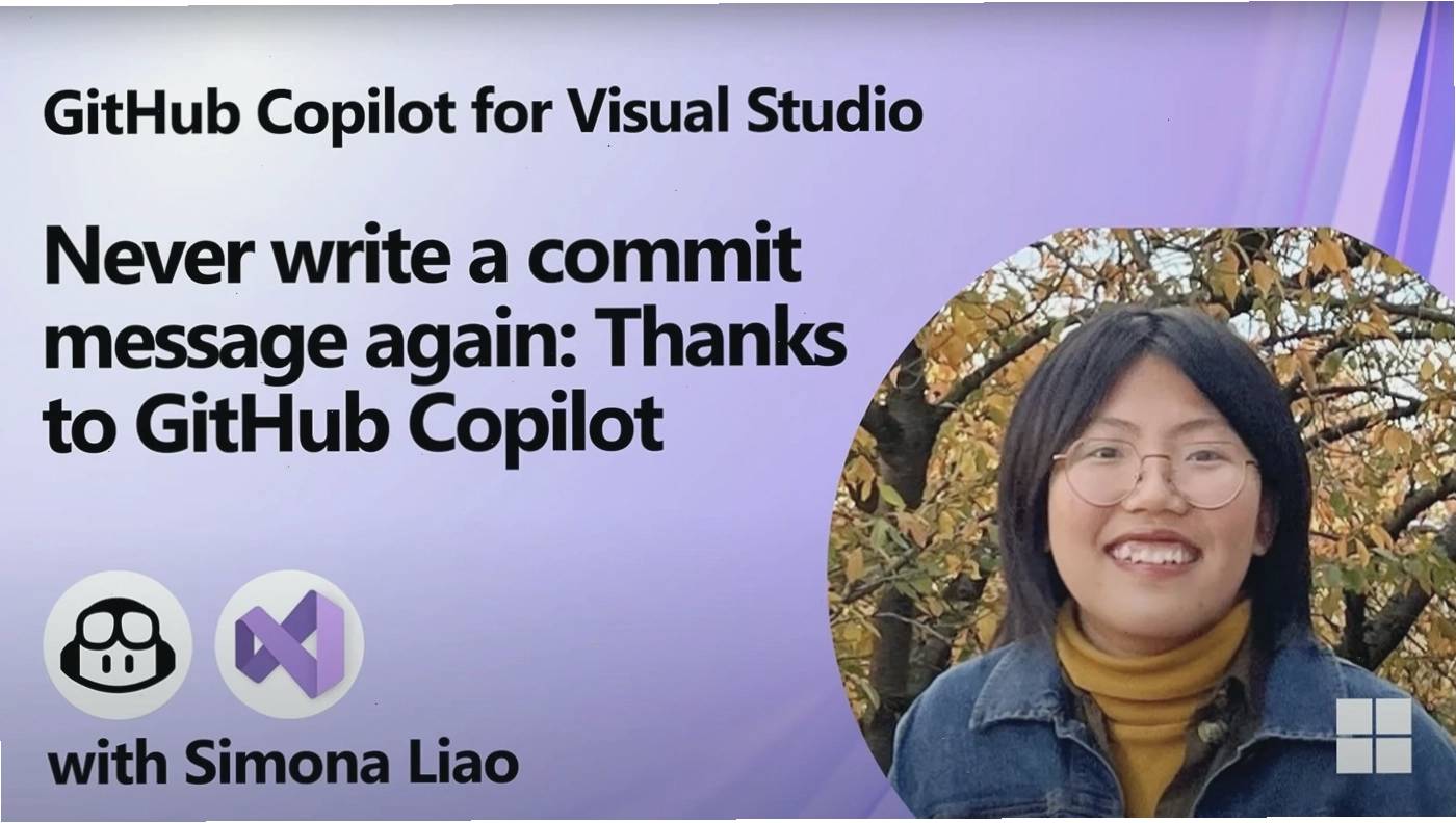 Giao diện Visual Studio với tính năng GitHub Copilot