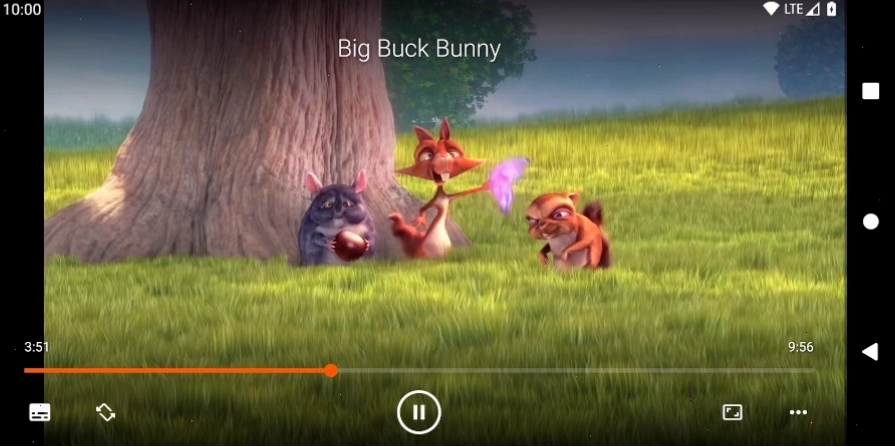 Giao diện VLC Player trên điện thoại Android