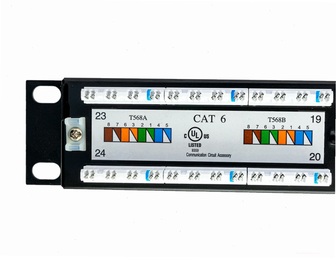 Góc nhìn khác về Patch Panel DINTEK PowerMax Cat6
