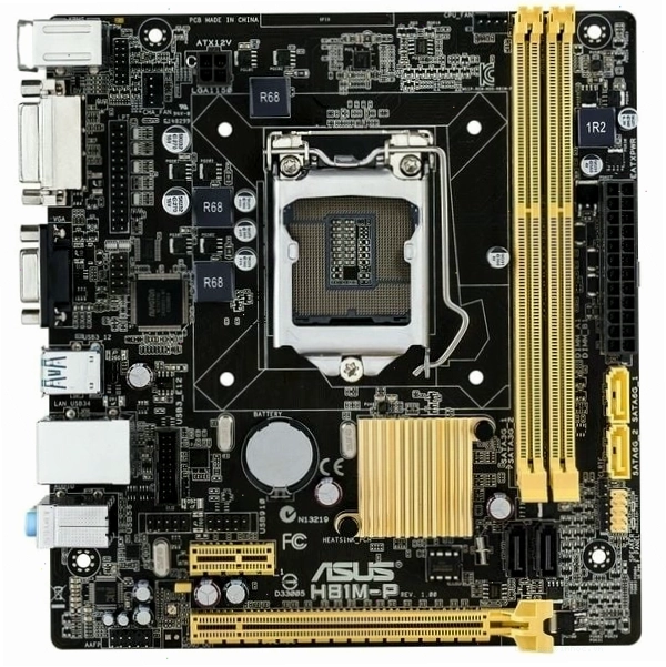 Hai khe cắm RAM DDR3 trên Mainboard H81