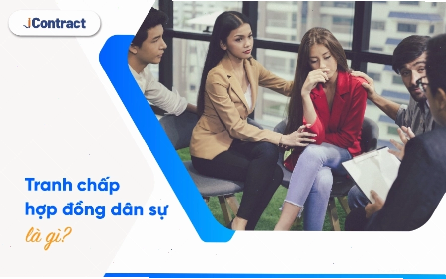 Hai người đang bàn bạc và thương lượng để giải quyết vấn đề