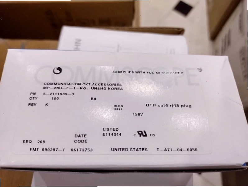 Hạt mạng Cat6 Commscope mẫu mã đa dạng, chất lượng cao