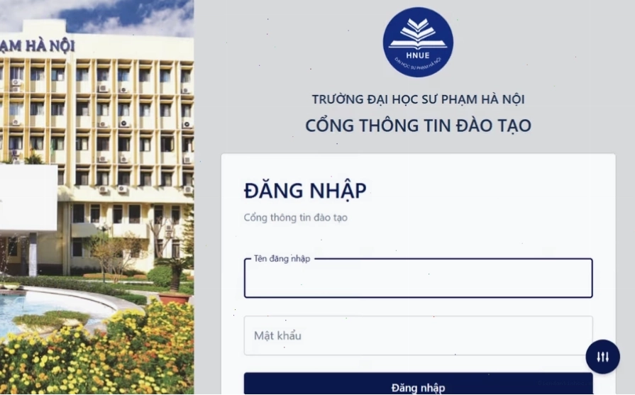 Hệ thống đăng ký tín chỉ tại Trường Đại học Sư phạm Hà Nội