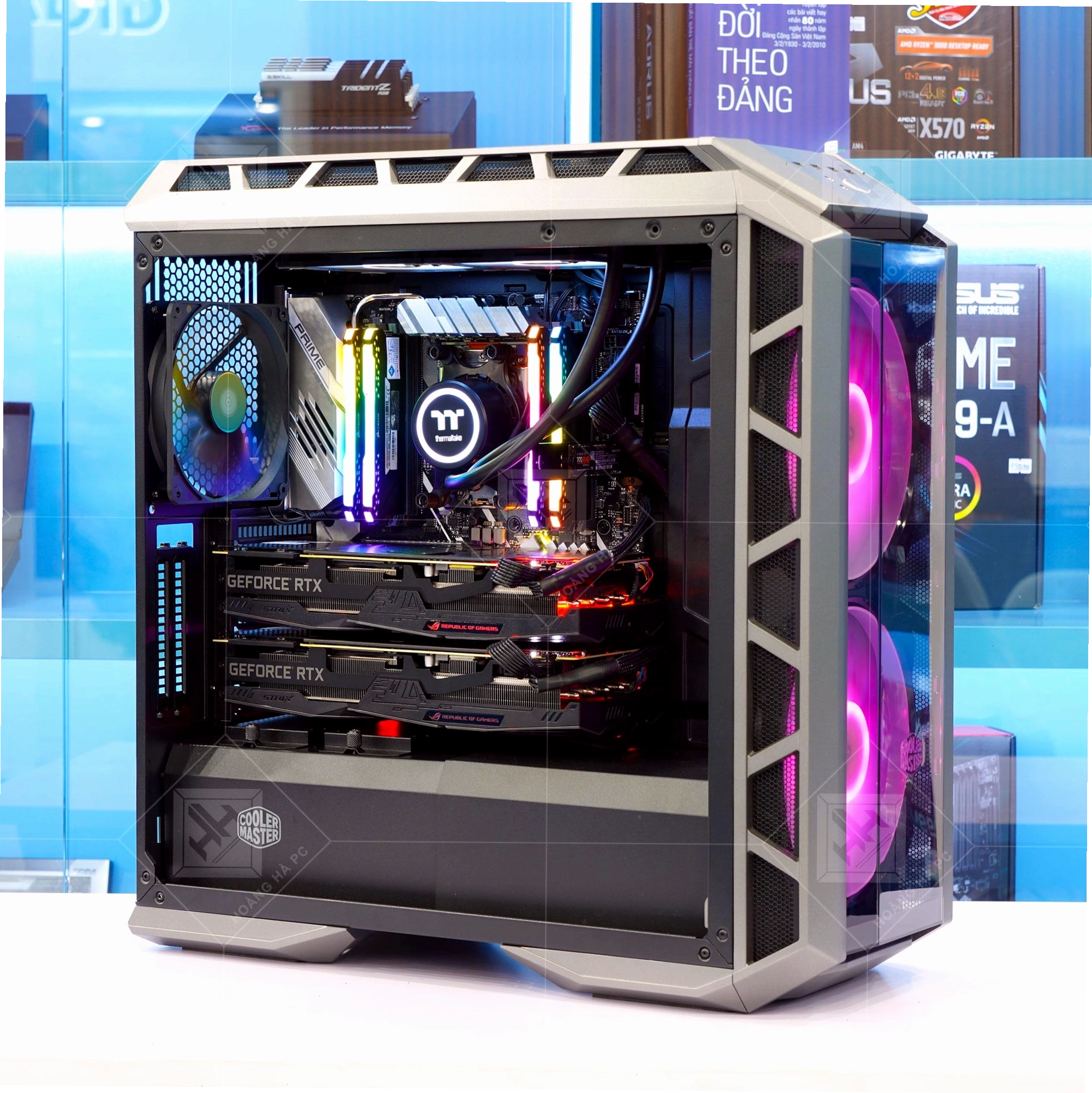 Hệ thống máy tính Workstation cao cấp của Hoàng Hà PC phục vụ nghiên cứu AI