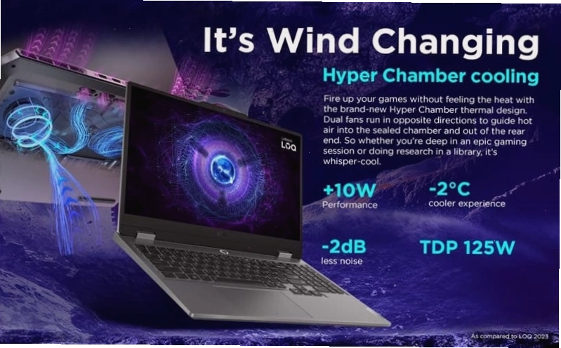 Hệ thống tản nhiệt hiệu quả của Lenovo LOQ 15IAX9