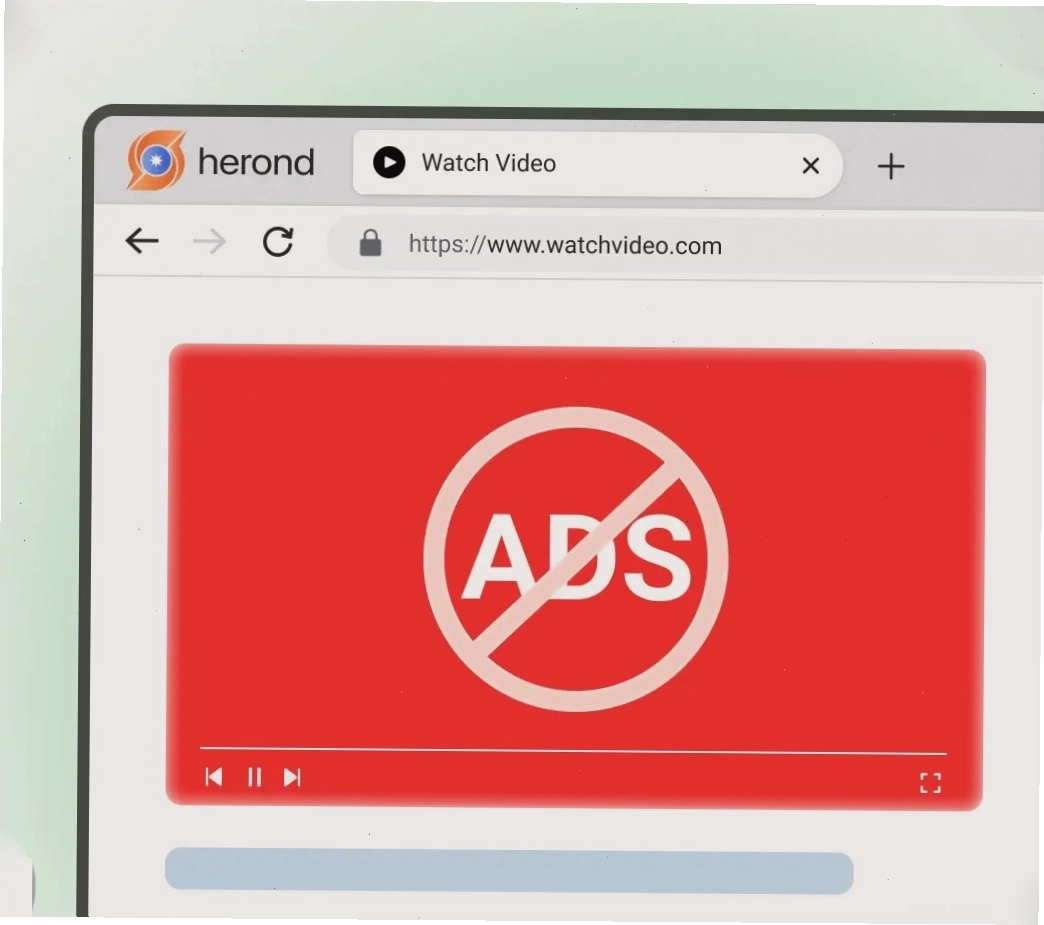 Herond Browser tích hợp sẵn tính năng chặn quảng cáo và ngăn chặn theo dõi hiệu quả