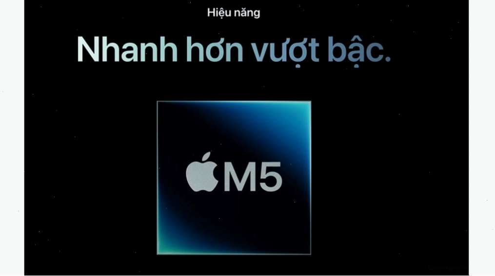 Hiệu năng mạnh mẽ và xử lý đa nhiệm mượt mà trên MacBook Pro M5