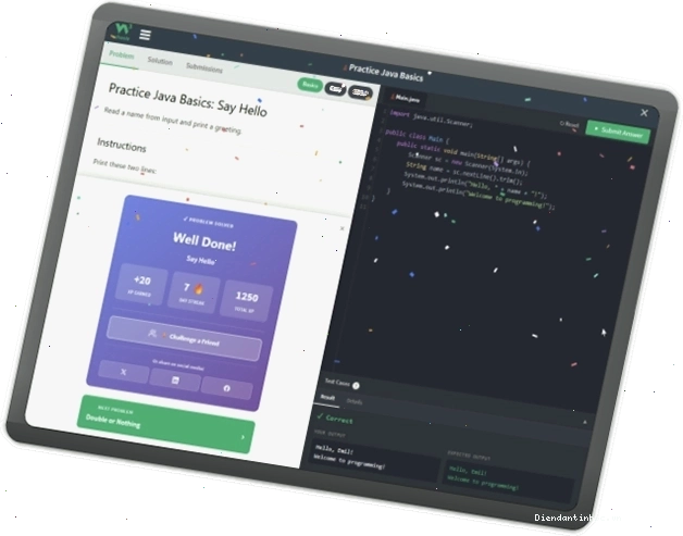 Hình ảnh minh họa nhiều thiết bị hiển thị giao diện lập trình online