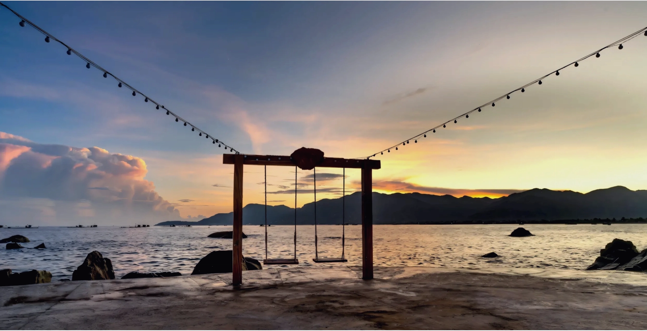 Hình nền phong cảnh mùa đông tuyết trắng 4K