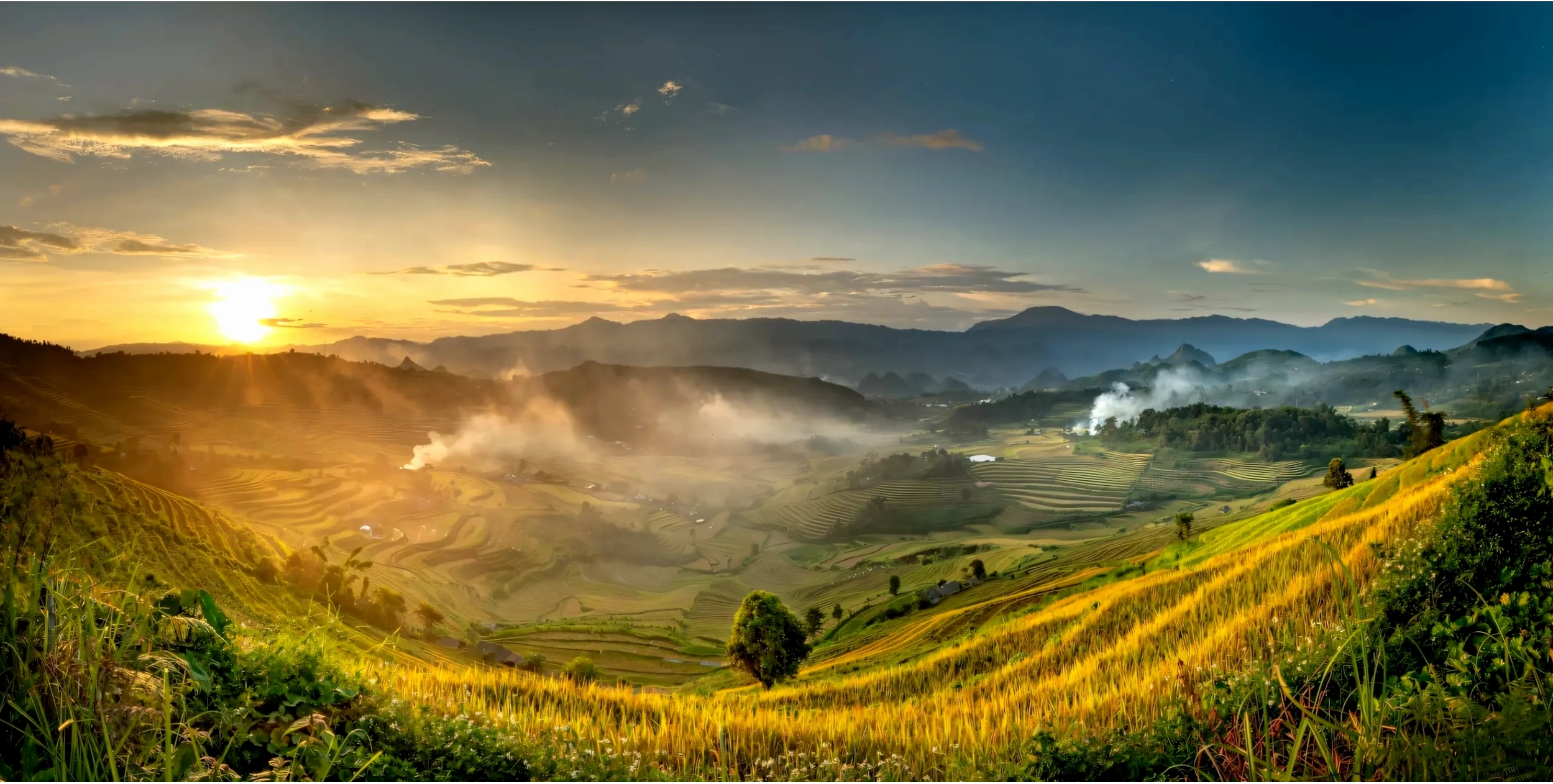 Hình nền phong cảnh núi non hùng vĩ 4K