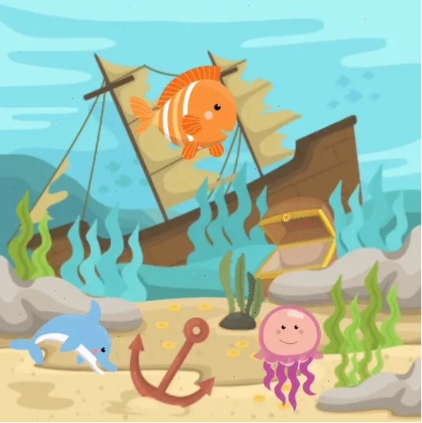 Hoạt hình động vật đáng yêu minh họa chương trình Hello World
