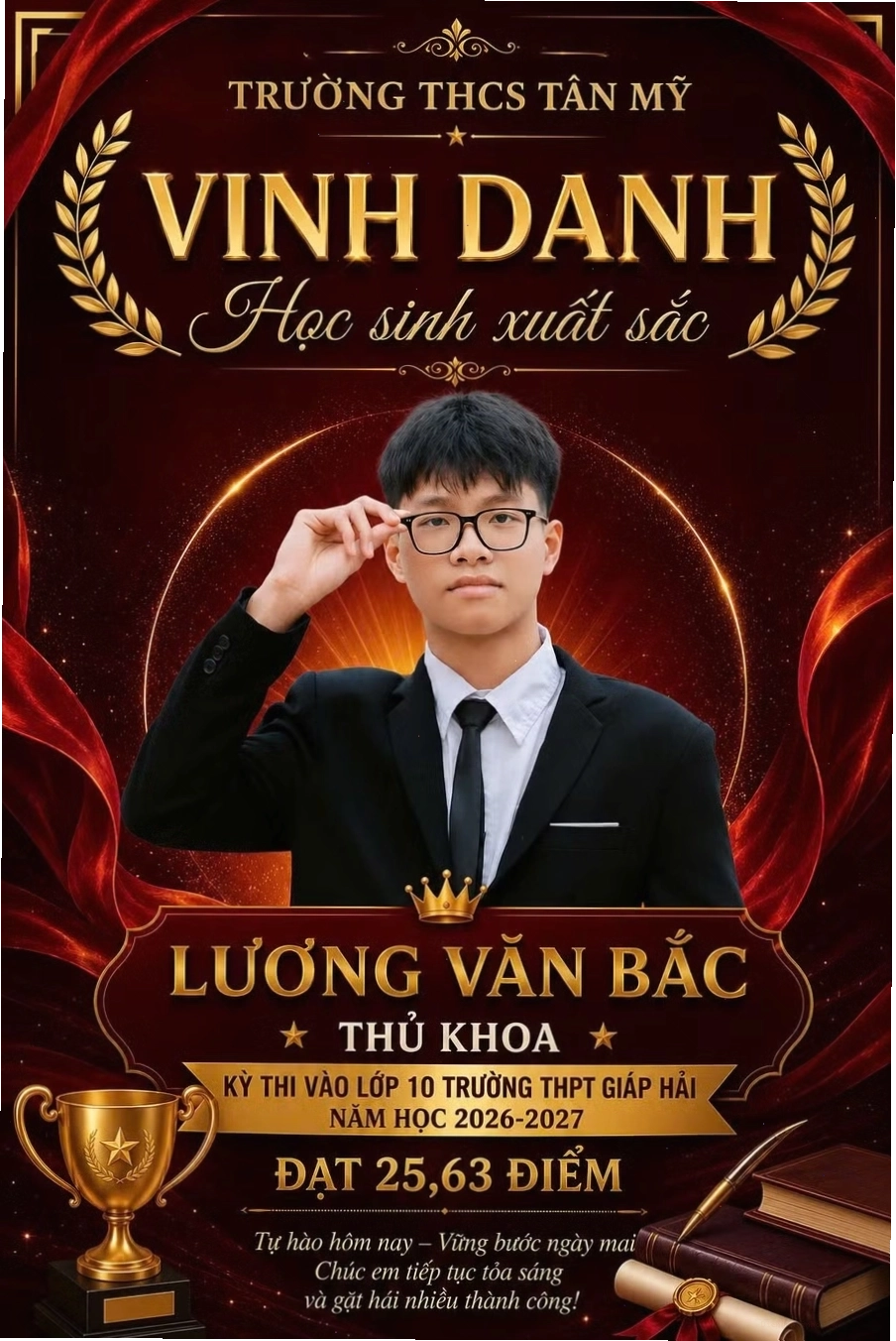 Học sinh đọc sách tại thư viện trường