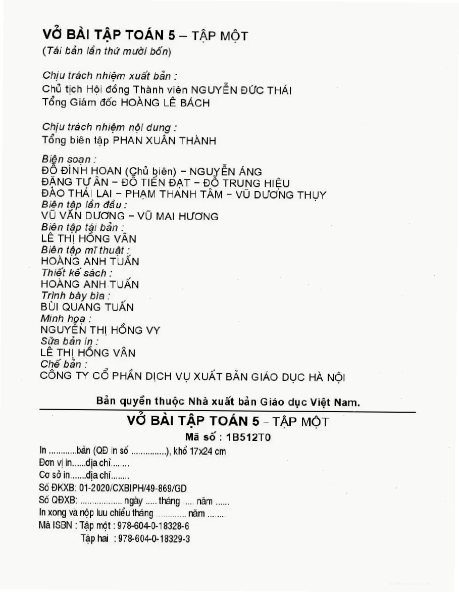 Học sinh làm bài tập toán lớp 5