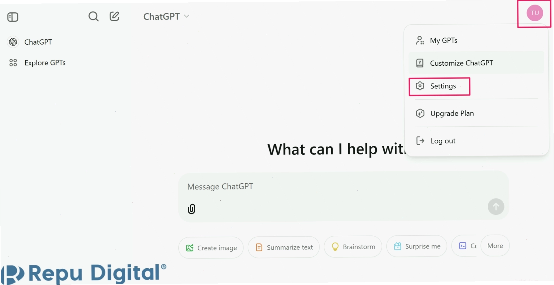 Hướng dẫn cách chuyển ChatGPT sang tiếng Việt qua menu Settings