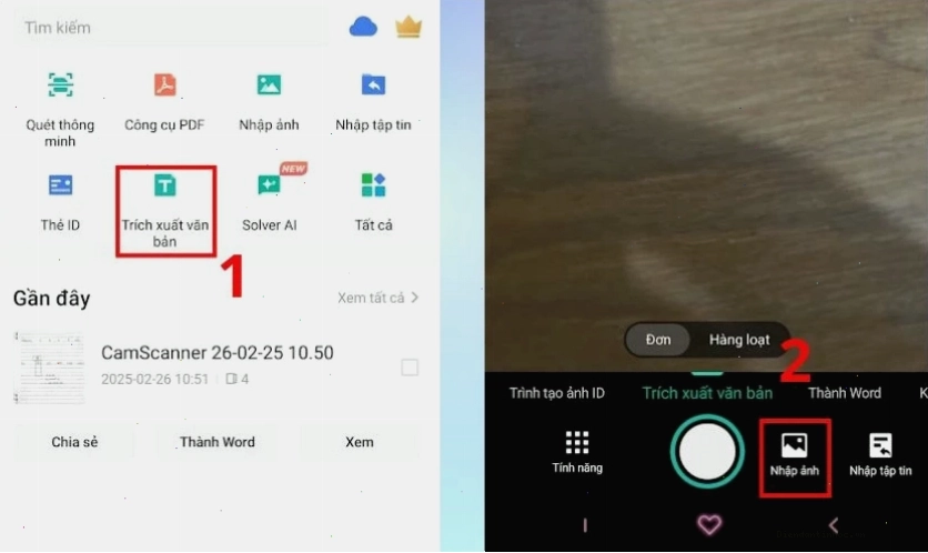 Hướng dẫn cách chuyển file ảnh sang Word trên điện thoại bằng CamScanner