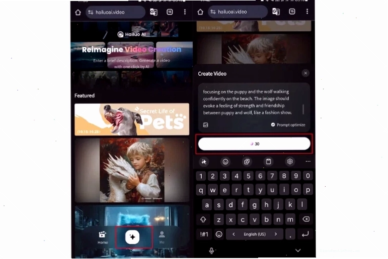 Hướng dẫn cách tạo video từ văn bản bằng Hailuo AI
