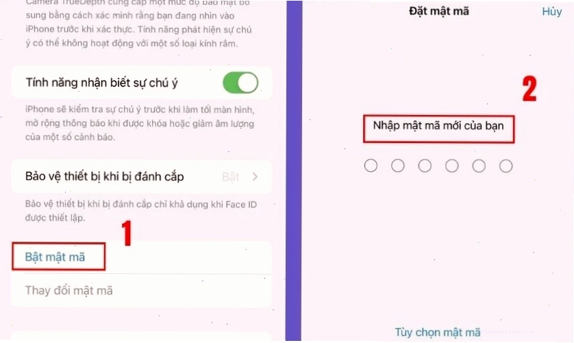 Hướng dẫn cài đặt Passcode cho máy iOS