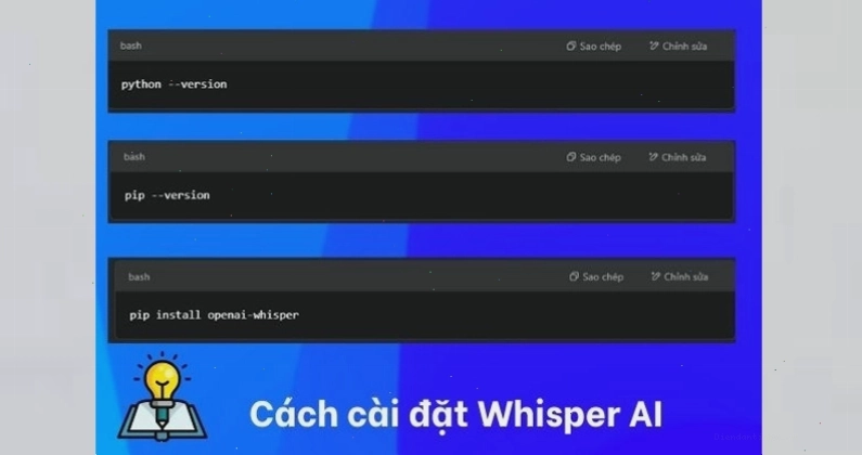 Hướng dẫn cài đặt và sử dụng Whisper AI