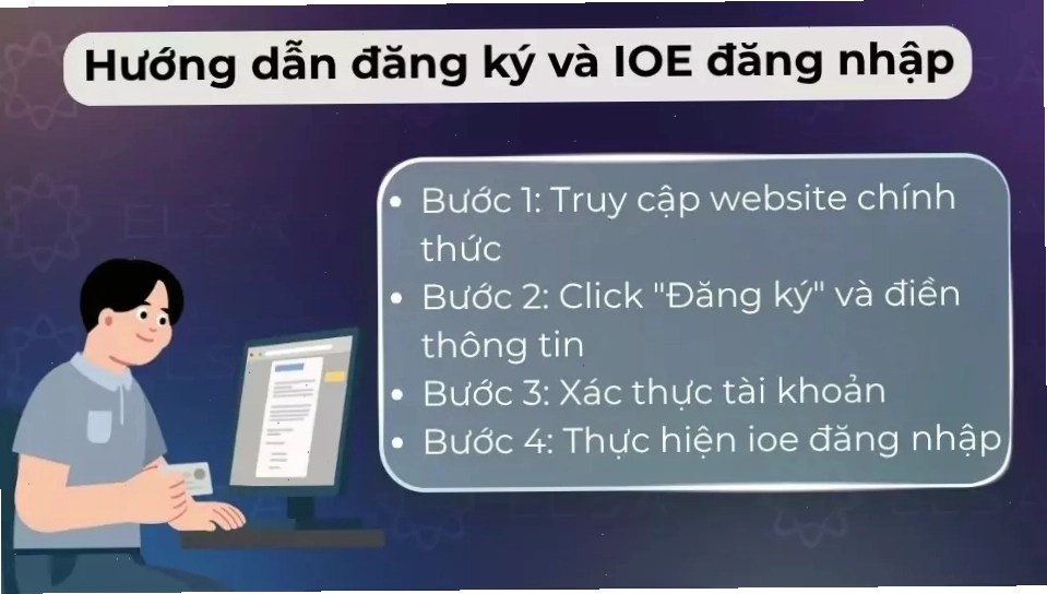 Hướng dẫn đăng ký tài khoản thi IOE tiếng Anh trên ioe.vn