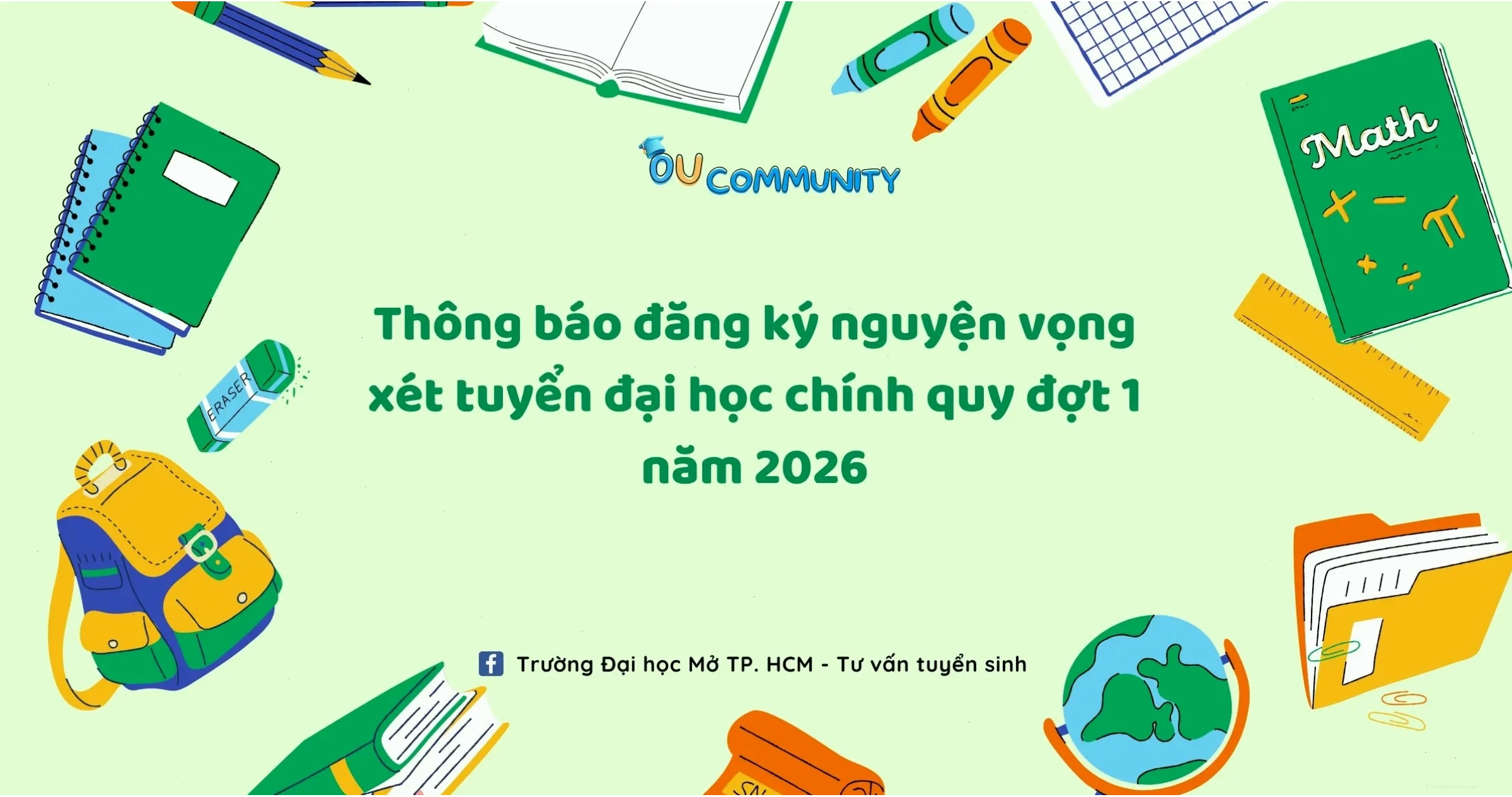 Hướng dẫn đăng ký xét tuyển Đại học Mở Hà Nội năm 2026