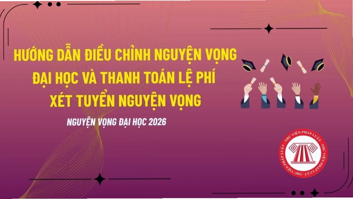 Hướng dẫn điều chỉnh nguyện vọng đại học