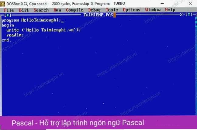 Hướng dẫn tải và cài đặt phần mềm lập trình Pascal