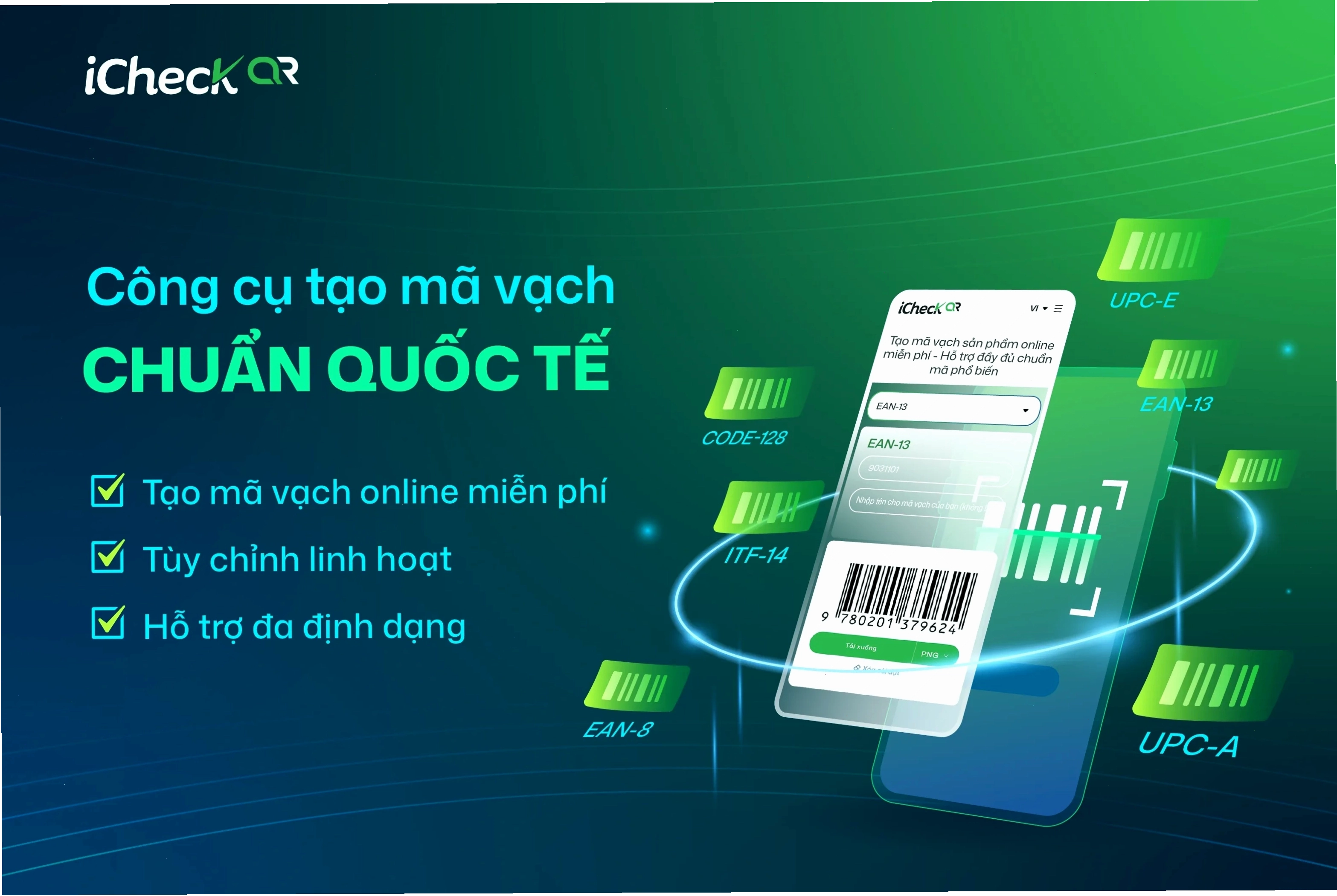 Hướng dẫn tạo mã vạch sản phẩm chuẩn quốc tế