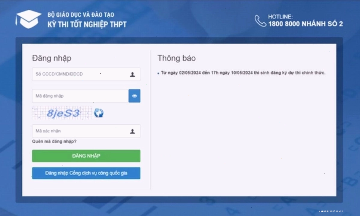 Hướng dẫn tra cứu điểm thi tốt nghiệp THPT 2026