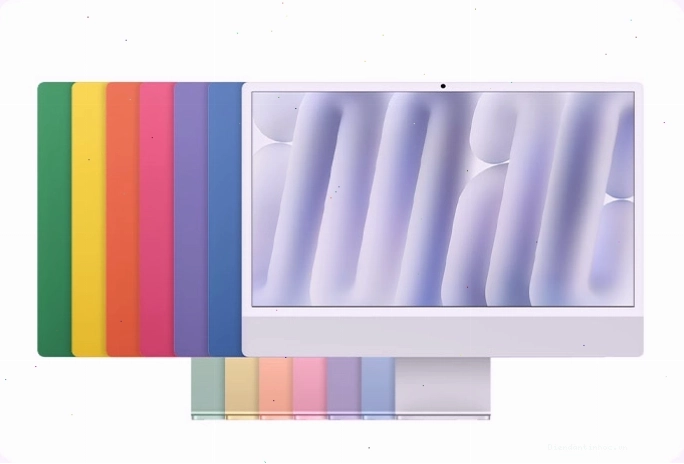 iMac 24 inch với nhiều tùy chọn màu sắc trẻ trung và năng động
