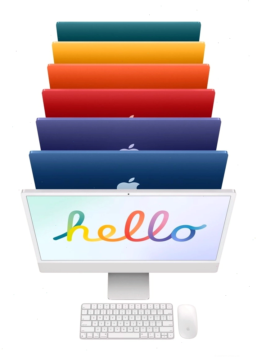 iMac M1 24-inch 2021 với thiết kế siêu mỏng và màu sắc đa dạng