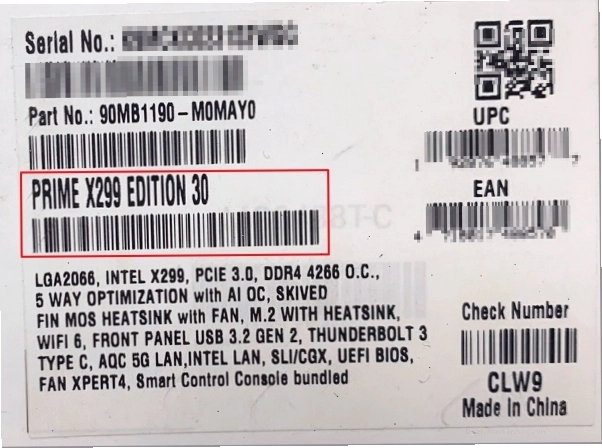 In ấn rõ ràng mã bo mạch chủ trên bề mặt PCB