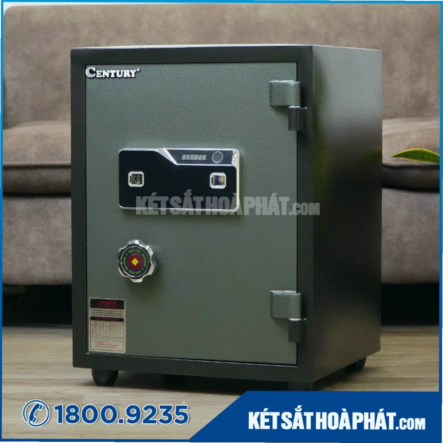 Két sât Century Hòa Phát vân tay điện tử