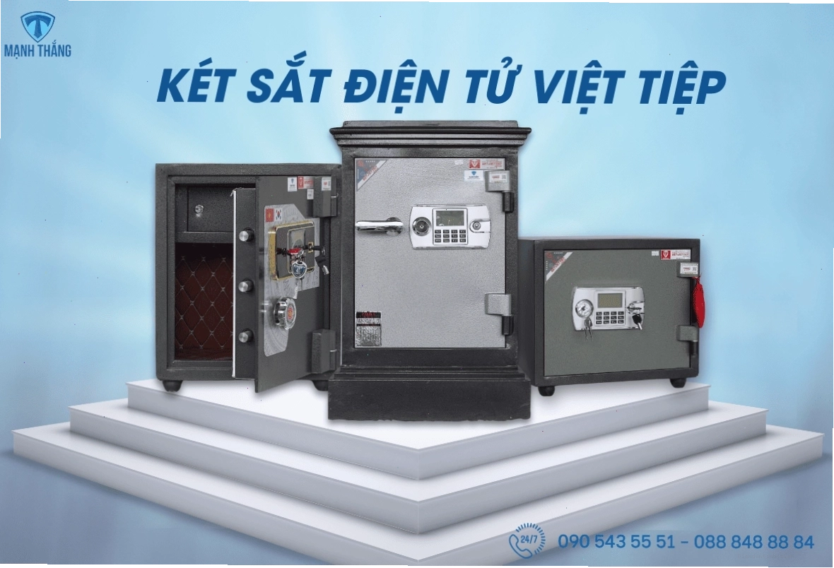 Két sắt điện tử Việt Tiệp với nhiều tính năng bảo mật hiện đại