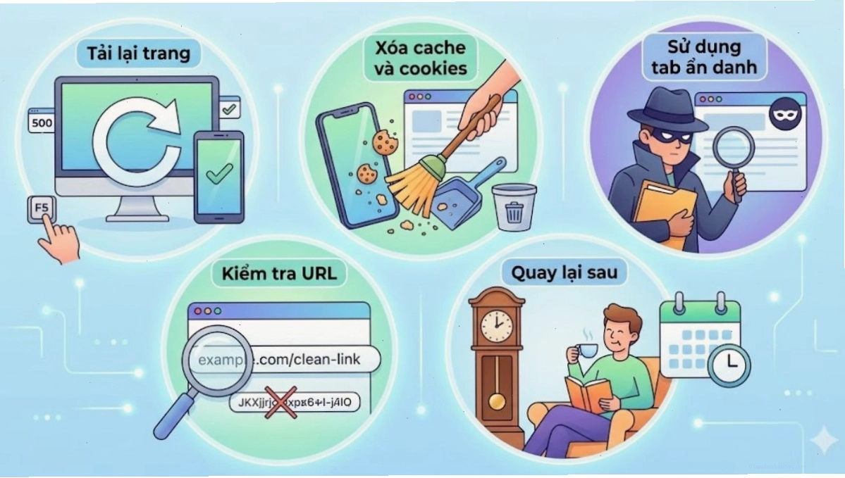 Khắc phục lỗi HTTP 500 cho người dùng cuối