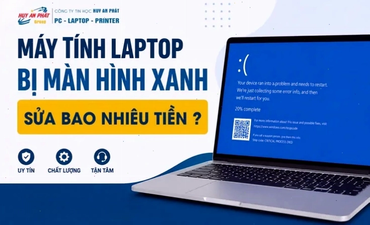 Khắc phục lỗi màn hình xanh trên máy tính laptop