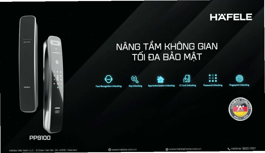 Khóa bluetooth Hafele mở rộng khả năng kết nối