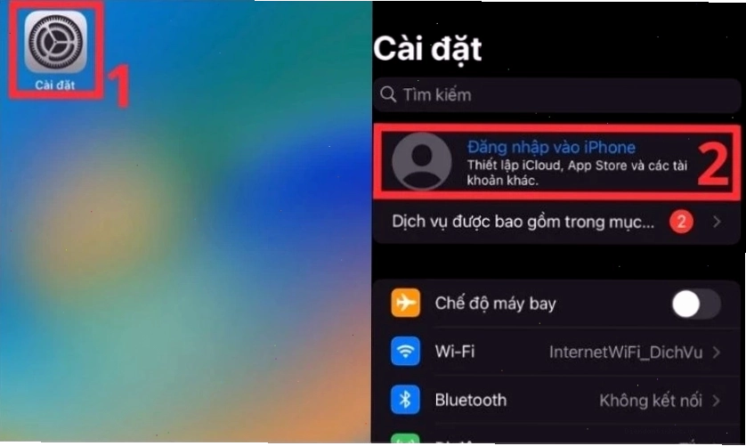 Khôi phục mật khẩu iCloud bằng ID hoặc số điện thoại