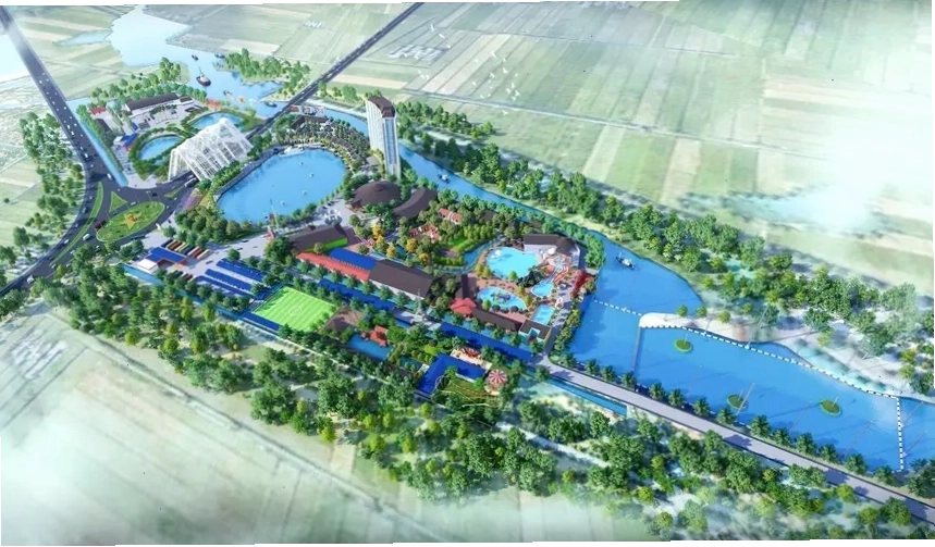 Không gian làng quê tại Quảng Ninh Gate
