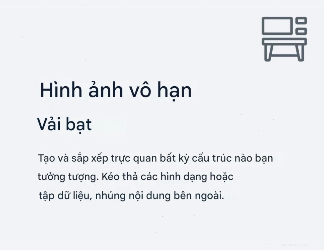 Không gian Trực quan Vô hạn của Creately