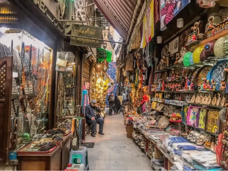Không khí tấp nập tại chợ Khan el-Khalili