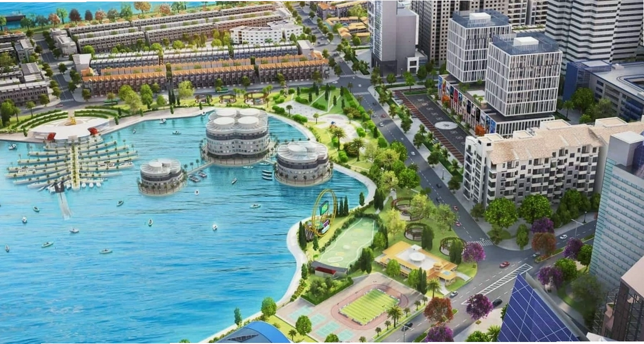 Khu vực mua sắm sầm uất tại The Global City