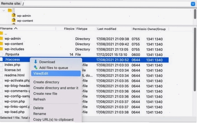 Kiểm tra file .htaccess để đảm bảo không có lỗi cú pháp