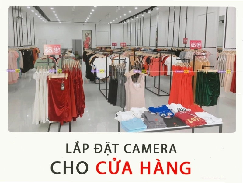 Lắp đặt camera cho cửa hàng tại TPHCM